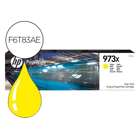 Ink-jet hp jet 973x pagewide 452 / 477 / p55250 / p57750 amarillo 7000 paginas