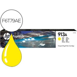 Ink-jet hp jet 913a pagewide 352 / 377 / 452 / 477 / p55250 / p57750 amarillo 3000 paginas