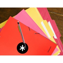 Carpeta antartik gomas a4 3 solapas carton forrado colores surtidos