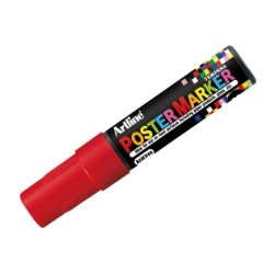 Rotulador artline poster marker epp-12 punta redonda 12 mm color rojo