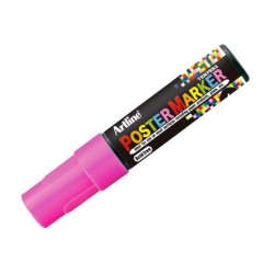 Rotulador artline poster marker epp-6-ros flu punta redonda 6 mm color rosa fluor