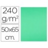 Cartulina liderpapel 50x65 cm 240g/m2 verde pistacho paquete de 25 hojas