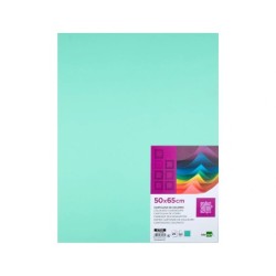 Cartulina liderpapel 50x65 cm 240g/m2 verde paquete de 25 hojas
