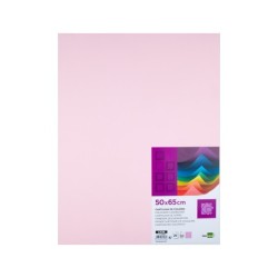 Cartulina liderpapel 50x65 cm 240g/m2 rosa paquete de 25 hojas