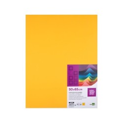 Cartulina liderpapel 50x65 cm 240g/m2 oro viejo paquete de 25 hojas