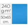 Cartulina liderpapel 50x65 cm 240g/m2 azul turquesa paquete de 25 hojas