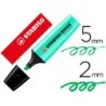 Rotulador stabilo boss pastel fluorescente 70 pizca de menta