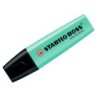 Rotulador stabilo boss pastel fluorescente 70 pizca de menta