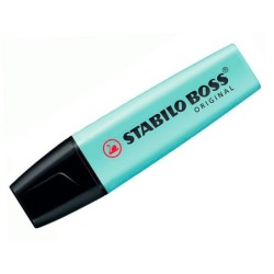 Rotulador stabilo boss pastel fluorescente 70 toque de turquesa