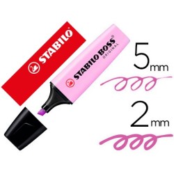 Rotulador stabilo boss pastel fluorescente 70 brisa violeta