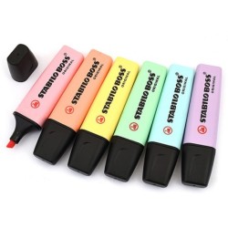 Rotulador stabilo boss pastel fluorescente 70 brisa violeta