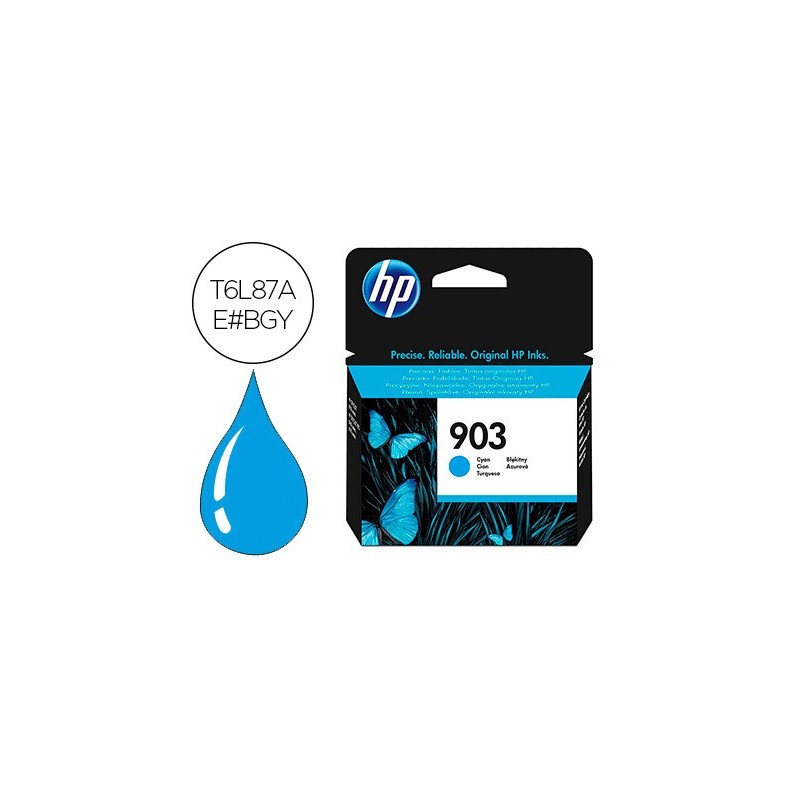 Ink-jet hp 903 officejet pro 6960 / 6970 cian 315 pag