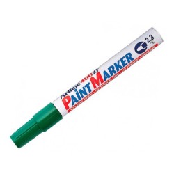 Rotulador artline marcador permanente ek-400 xf verde -punta redonda 2.3 mm -metal caucho y plastico