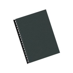 Tapa encuadernacion liderpapel carton a4 1mm negra paquete de 50 unidades