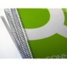 Espiral metalico q-connect 56 4:1 20mm 1,2mm caja de 100 unidades