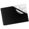 Tapa encuadernacion liderpapel polipropileno a4 0.5mm negro opaco paquete de 100 unidades