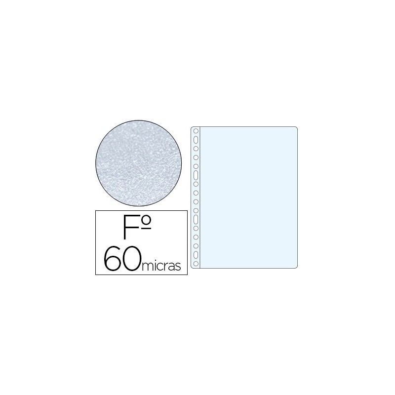 Funda multitaladro esselte folio polipropileno 60 mc piel de naranja caja de 100 unidades