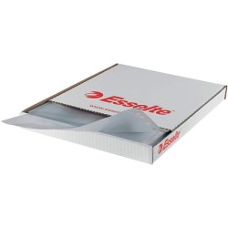 Funda multitaladro esselte folio polipropileno 80 mc cristal caja de 100 unidades