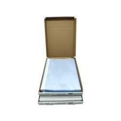 Funda multitaladro esselte din a4 polipropileno 80 mc 16 taladros piel de naranja caja de 100 unidades