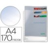 Funda multitaladro esselte din a4 pvc 170 mc con fuelle capacidad 200 hojas pack de 5 unidades
