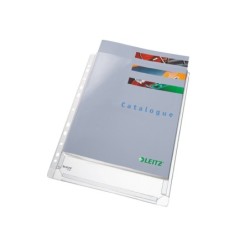 Funda multitaladro esselte din a4 pvc 170 mc con fuelle capacidad 200 hojas pack de 5 unidades