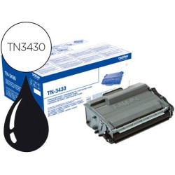 Toner brother tn-3430 dcp-l5500dn / dcp-l6600dw / hl-l5000d / mfc-l5700 negro 3000 pag