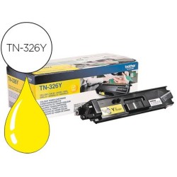 Toner brother tn-326y hll8250cdn / hll8350cdw alta capacidad amarillo 3500 pag