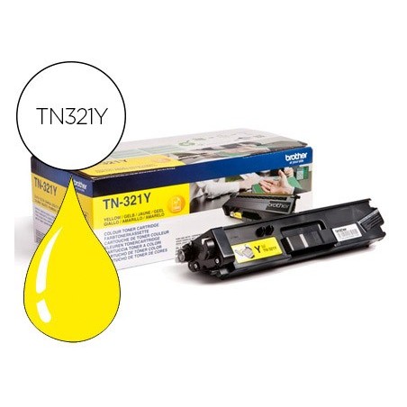 Toner brother tn-321y hll8250cdn / hll8350cdw amarillo 1500 pag