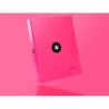 Carpeta antartik a4 forrada 4 anillas 25 mm redondas color rosa
