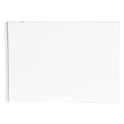 Bloc dibujo liderpapel artistico espiral 230x325mm 20 hojas 130g/m2 sin recuadro sin microperforado