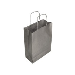 Bolsa kraft q-connect plata asa retorcida 270x120x360 mm