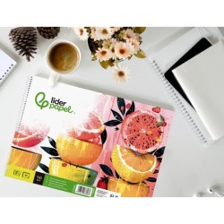 Bloc dibujo liderpapel artistico espiral 230x325mm 20 hojas 130g/m2 sin recuadro sin microperforado