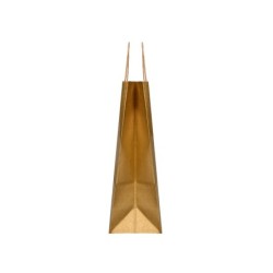 Bolsa kraft q-connect oro asa retorcida 270x120x360 mm