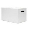 Caja para embalar q-connect americana ultrarresistente conasas carton canal doble 7 mm color blanco 450x280x375 mm