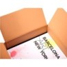 Caja para embalar q-connect ultrarresistente regulable en altura carton canal doble 7 mmcolor blanco 450x280x375 mm