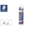 Rotulador staedtler calibrado micrometrico negro bolsa de 3 unidades 0,2 -0,4- 0,8 mm  portaminas 777 regalo