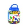 Juego miniland pegs bote de 1300 piezas de 15 mm