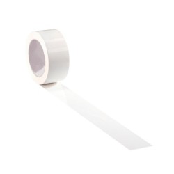 Cinta adhesiva q-connect polipropileno blanca 66 mt x 75 mm para embalaje