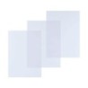 Tapa de encuadernacion q-connect pvc din a4 incolora 200 mc paquete de 100 unidades