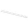 Canutillo q-connect redondo 18 mm plastico blanco capacidad 160 hojas caja de 50 unidades