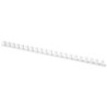 Canutillo q-connect redondo 14 mm plastico blanco capacidad 130 hojas caja de 100 unidades