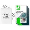 Bolsa de plastificar q-connect 90 x 60 mm 200 mc carnet de nif caja de 100 unidades