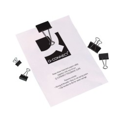 Pinza metalica q-connect reversible n.2 24 mm caja de 10 unidades