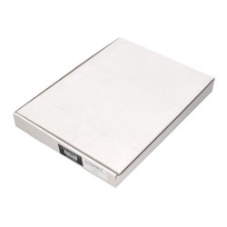 Carpeta dossier uñero plastico q-connect din a4 120 micras amarilla caja de 100 unidades