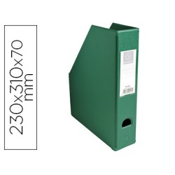 Revistero exacompta pvc lomo 70 mm color verde 230x310x70 mm