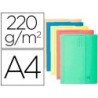 Subcarpeta cartulina con bolsa exacompta din a4 colores surtidos 210 gr