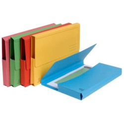 Subcarpeta cartulina con bolsa exacompta din a4 colores surtidos 290 gr