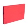 Subcarpeta cartulina con bolsa exacompta din a4 rojo 290 gr