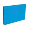 Subcarpeta cartulina con bolsa exacompta din a4 celeste 290 gr