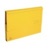 Subcarpeta cartulina con bolsa exacompta din a4 amarillo 290 gr